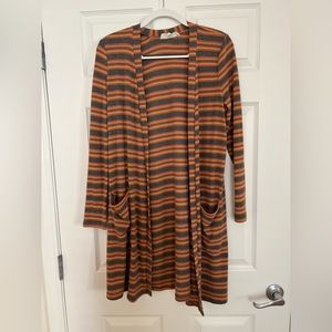 Stripped cardigan!
